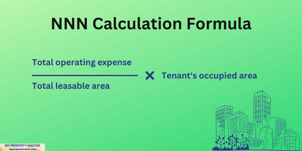Triple net - NNN calculation formula