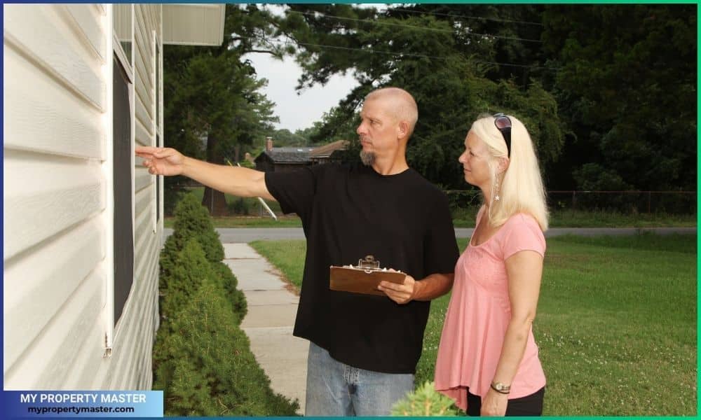 Inspecting home with tenant