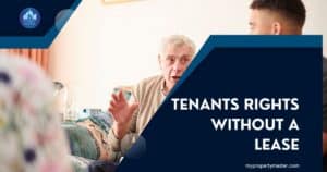 Support worker with senior tenant, tenant rights without a lease