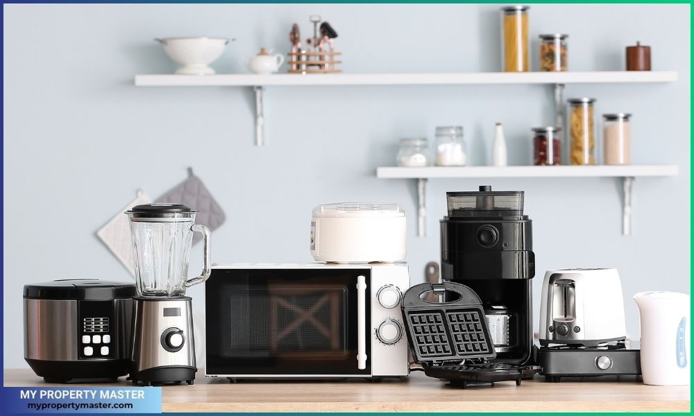 Different Household Appliances in the Kitchen